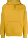 Carhartt Embroidered Logo Hoodies In Yellow