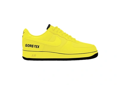 Pre-owned Nike  Air Force One Low Gore-tex Dynamic Yellow In Dynamic Yellow/black