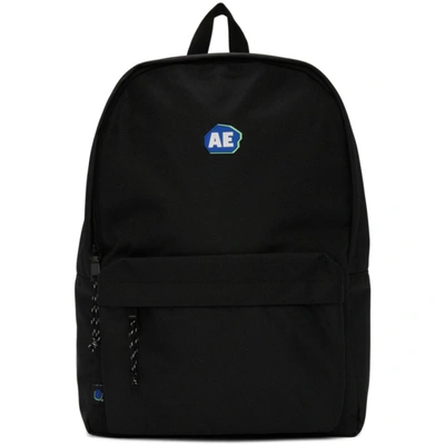 Ader Error Zipped Logo Backpack In Black