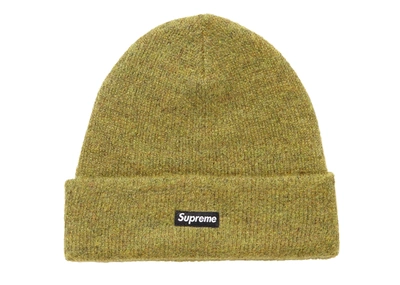 Pre-owned Supreme Mohair Beanie (fw18) Olive