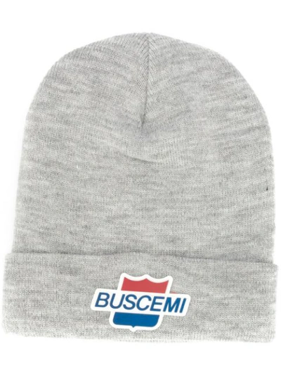 Buscemi Ribbed Knit Beanie In Grey