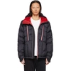 Moncler Lupetto Stretch-jersey Half-zip Mid-layer In 20-742.blk