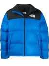 The North Face 1996 Nuptse Colour-block Quilted Nylon-ripstop Down Jacket In Blue