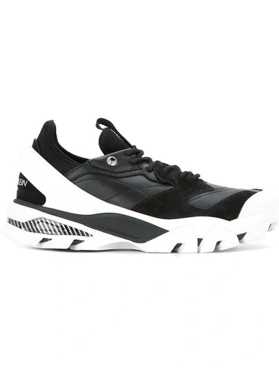 Calvin Klein 205w39nyc Nappa Lace Up Sneakers In Black