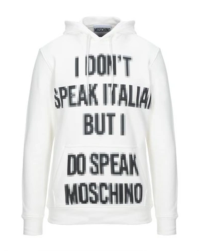 Moschino Sweatshirts In White