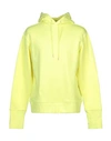 A_plan_application Hooded Sweatshirt In Yellow