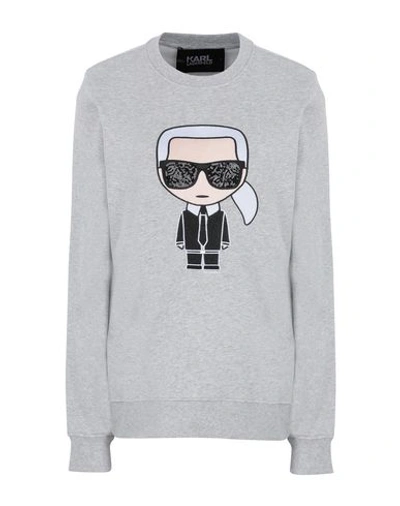 Karl Lagerfeld Sweatshirts In Grey