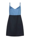 Marc Jacobs Short Dresses In Slate Blue