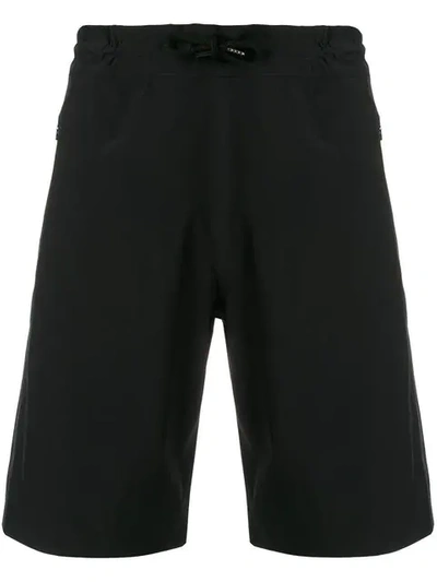 Aspesi Straight-leg Swim Shorts In Black