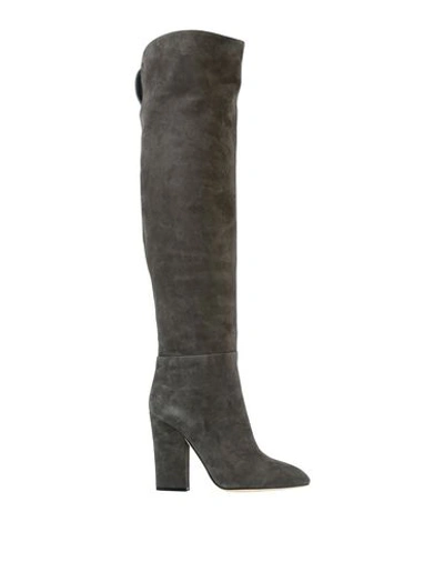 Sergio Rossi Boots In Steel Grey