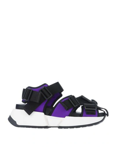 Mm6 Maison Margiela Sandals In Purple