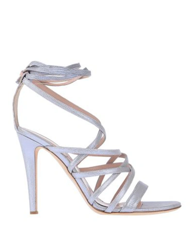 Alberta Ferretti Sandals In Sky Blue