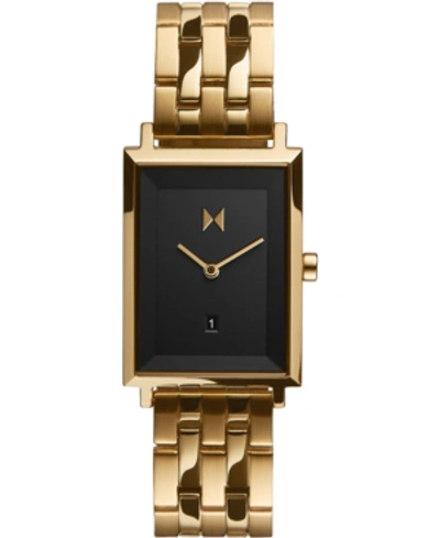 Mvmt Women's Mason Gold-tone Stainless Steel Bracelet Watch 24mm In Black/gold