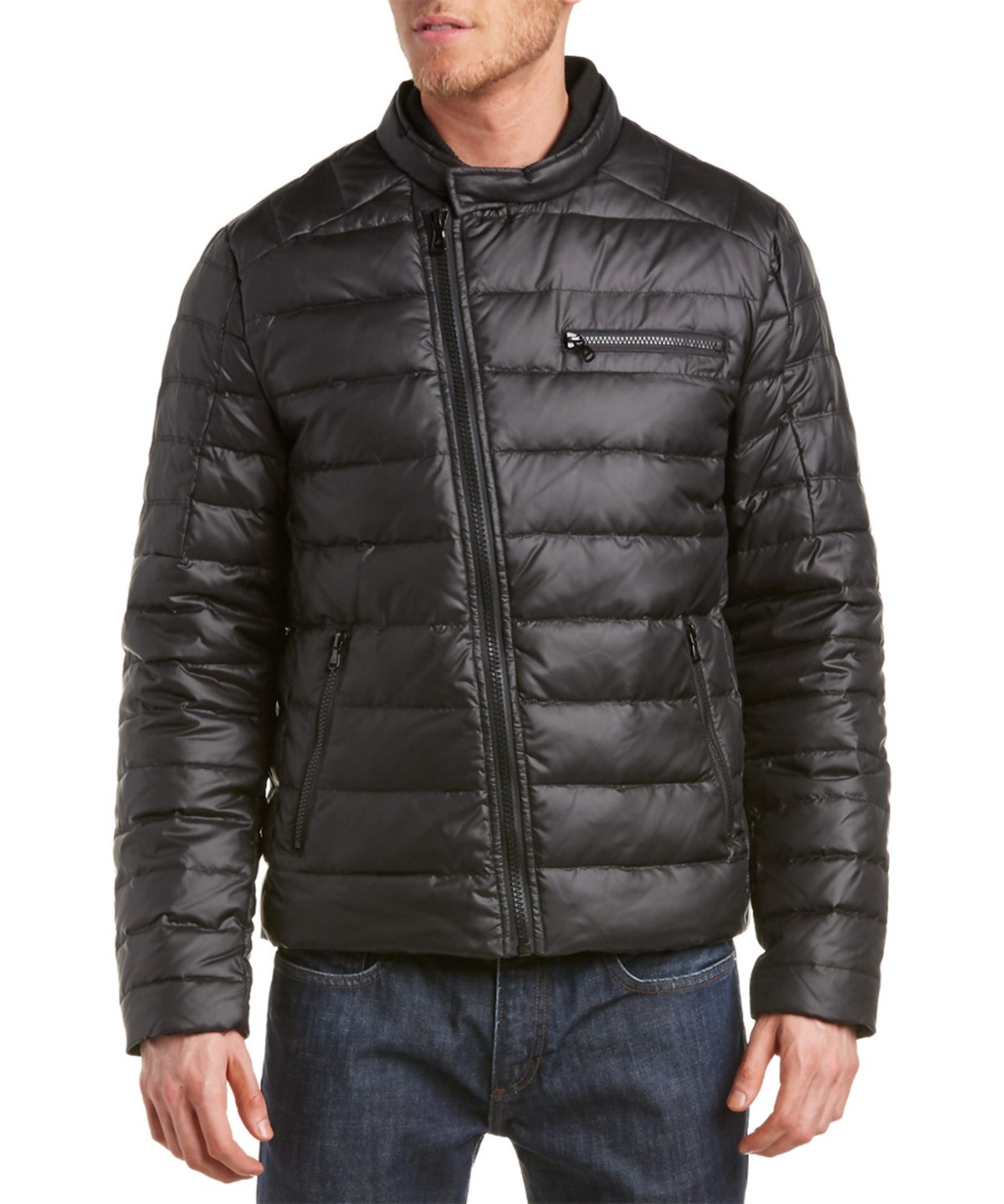 Kenneth Cole New York Quilted Down Jacket' In Black | ModeSens