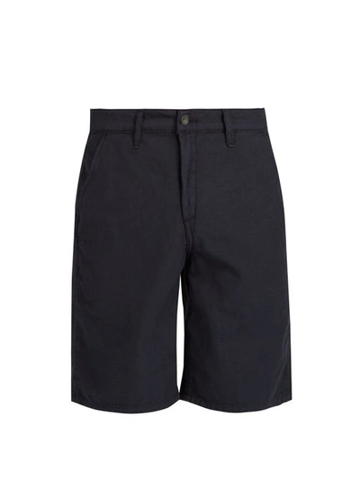 Rag & Bone Standard Issue Cotton Shorts, Navy
