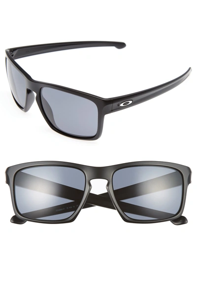 Oakley Sliver H2o 57mm Sunglasses - Black In Black Matte/grey