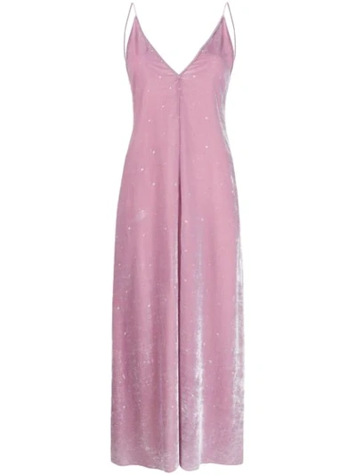 Forte Forte Kleid Im Glitter-look In Pink