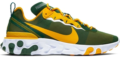 Pre-owned Nike React Element 55 Green Bay Packers In Fir/white-university  Gold | ModeSens