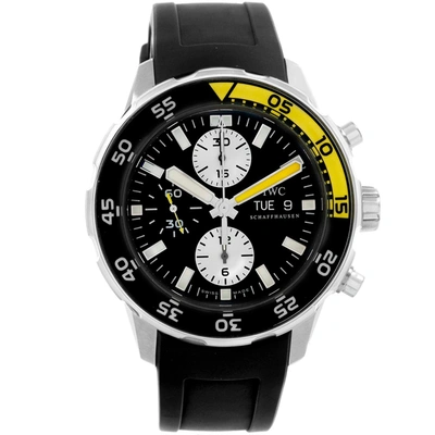 Pre-owned Iwc Schaffhausen  Aquatimer Iw376709 In Stainless Steel