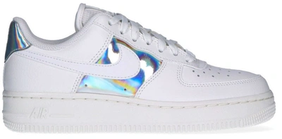Pre-owned Nike Air Force 1 Low Iridescent White (women's) In Summit White/metallic Silver