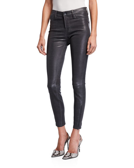 J Brand L8001 Leather Skinny Jeans In Sleepwalker | ModeSens