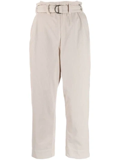 Brunello Cucinelli Corduroy Trousers In Neutrals