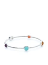 Ippolita Rock Candy 5 Stone Bangle In Silver
