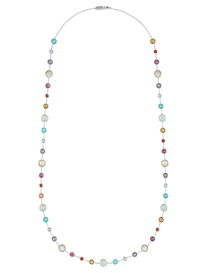 Ippolita Long Lollipop Lollitini Multi-stone Necklace In Silver