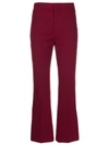 Joseph Tailored Cropped Trousers In Red