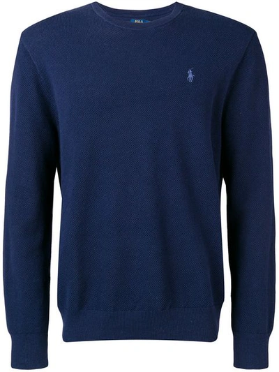 Polo Ralph Lauren Cable-knit Sweater In Blue