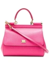 Dolce & Gabbana Sicily Tote In Pink