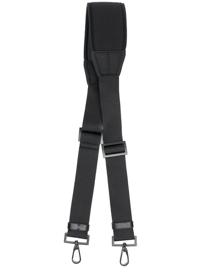 Troubadour Fabric Shoulder Strap In Black