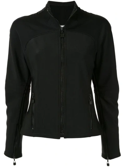 Pre-owned Chanel Sports Line Long Sleeve Jacket In Black