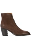 Alberto Fasciani Yara Lace-up Boots In Brown