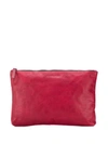 Ann Demeulemeester Rolled Tote Bag In Red