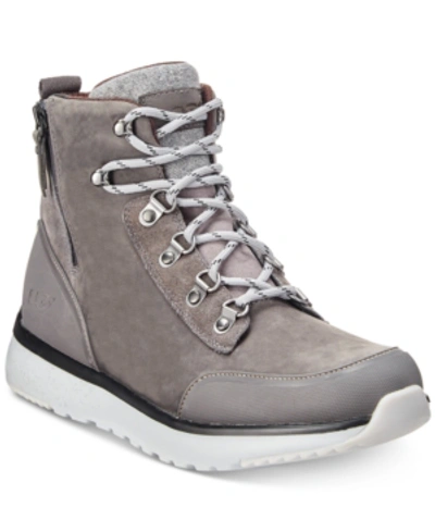 Ugg Men's Caulder Waterproof Cold Weather Boots In Dark Grey