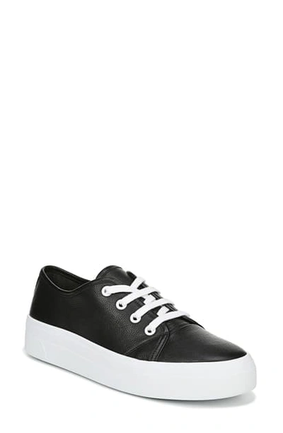 Via Spiga Women's Viola Leather Platform Sneakers In Black Leather