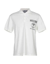 Moschino Polo Shirts In Ivory