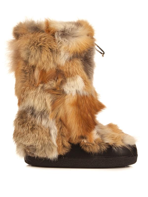 chloe fur boots