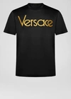 Versace Men Vintage Logo T-shirt In Black