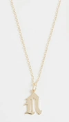 Jennifer Zeuner Jewelry Emmanuelle Initial Necklace