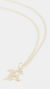 Jennifer Zeuner Jewelry Emmanuelle Initial Necklace In R