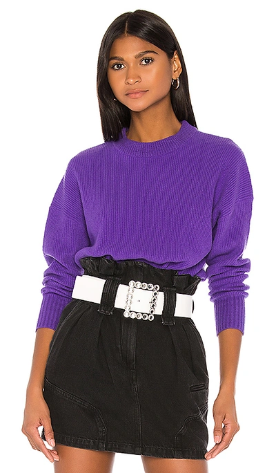Grlfrnd Rosalie Sweater In Purple