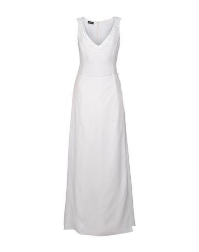 Emporio Armani Long Dresses In White