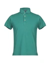 Authentic Original Vintage Style Polo Shirts In Green