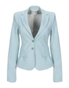 Patrizia Pepe Sartorial Jacket In Blue