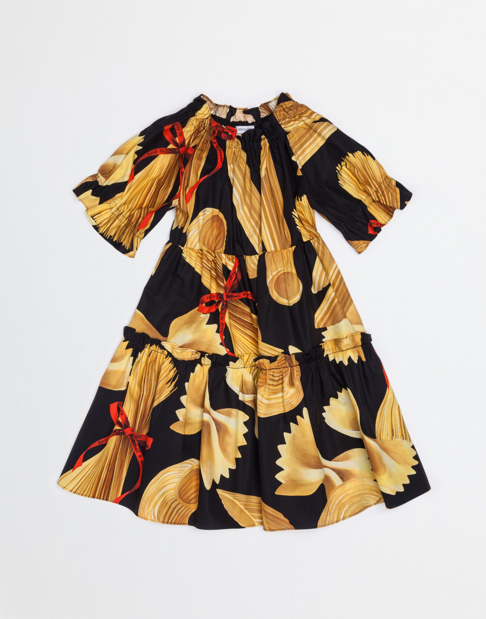 dolce and gabbana printed cotton dress