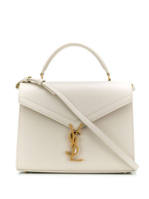 saint laurent cassandra leather shoulder bag