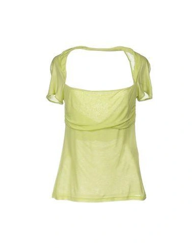 Red Valentino T-shirt In Acid Green