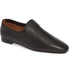 Aquatalia Revy Flat Leather Loafers In Espresso Nappa